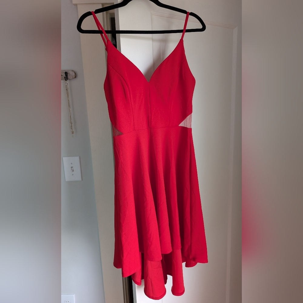 B. Darlin red dress, size 9/10